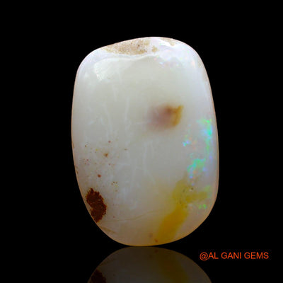 Natural Untreated Fire Opal Loose Gemstone Oval Cabochon From Australia 3.00 Cts 13x9x3 mm AD-336