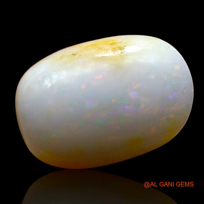 3.00 Cts Unheated Australian Fire Opal Loose Gemstone Oval Cabochon Natural 13x9x4 mm AD-338