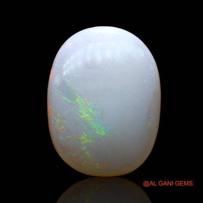 Natural Fire Opal Gemstone 2.00 Cts Loose Oval Cabochon From Australia 13x10x2 mm AD-339