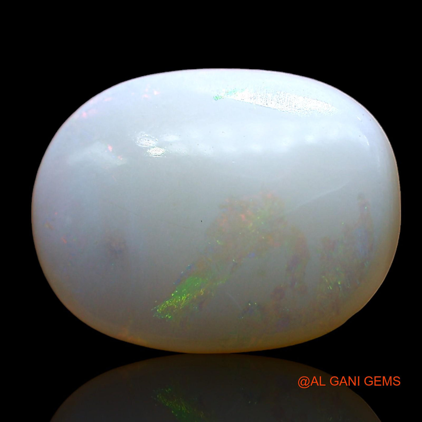 Natural Fire Opal Gemstone 2.00 Cts Loose Oval Cabochon From Australia 13x10x2 mm AD-339