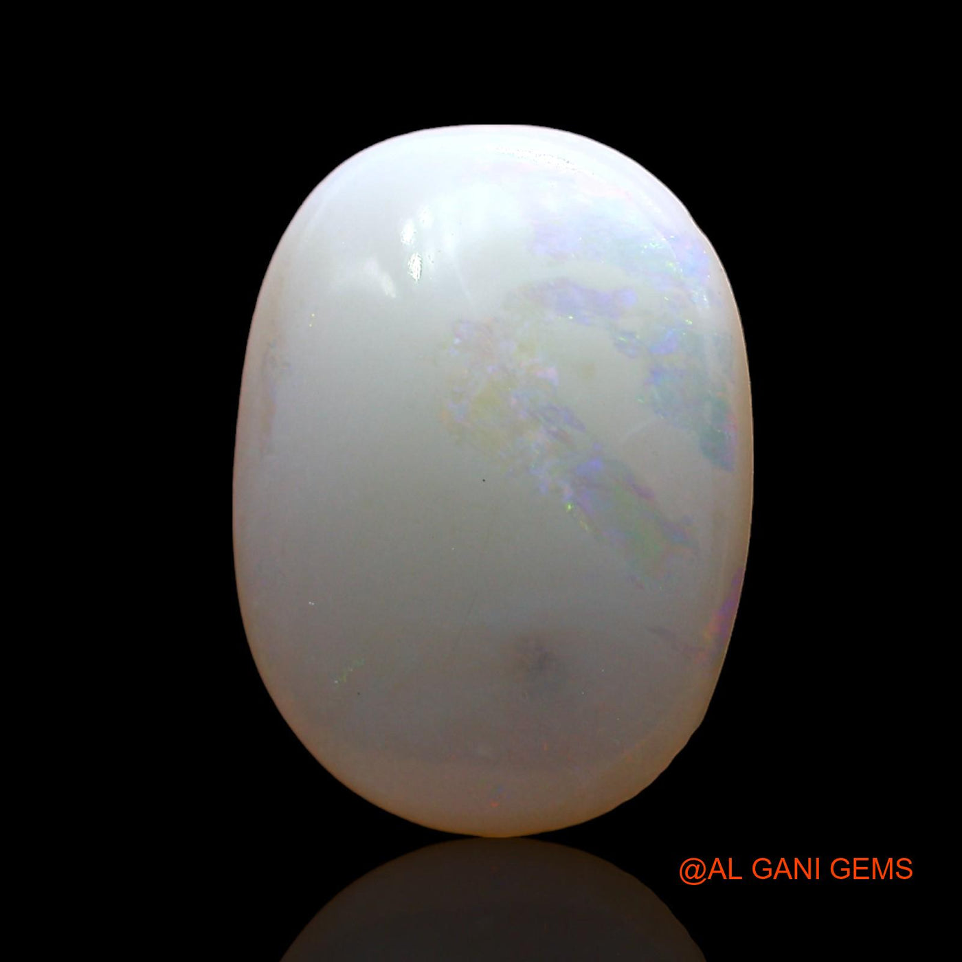 Natural Fire Opal Gemstone 2.00 Cts Loose Oval Cabochon From Australia 13x10x2 mm AD-339