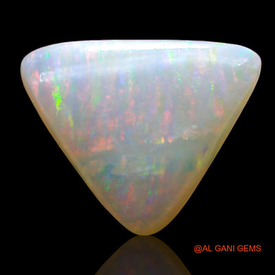 3.00 Cts Unheated Australian Fire Opal Loose Gemstone Trillion Cabochon Natural 11x10x4 mm AD-340