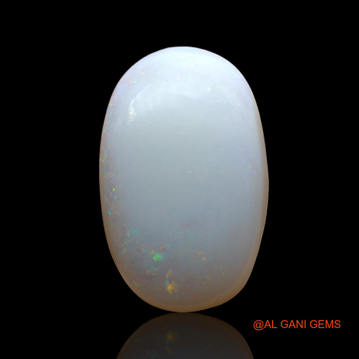 2.00 Cts Natural Australian Fire Opal Loose Gemstone Oval Cabochon 14x9x3 mm AD-341