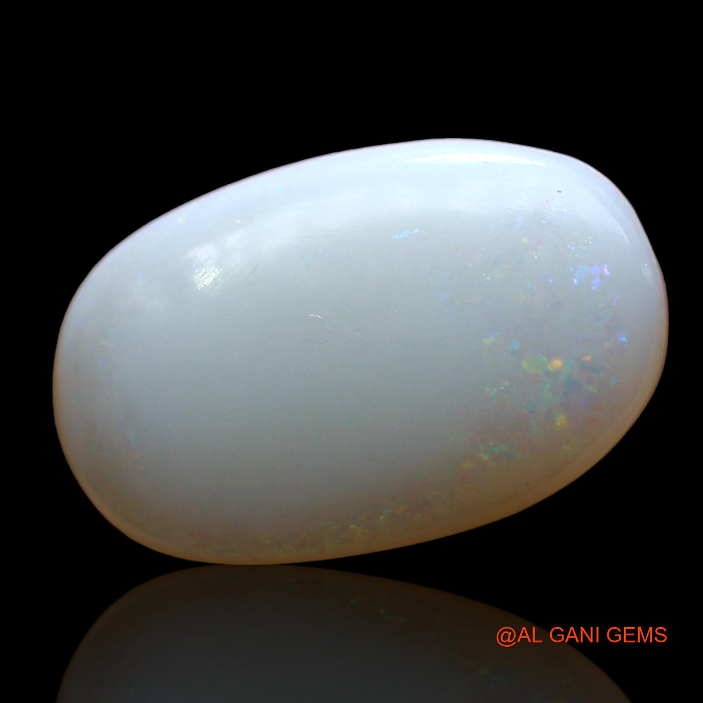 2.00 Cts Natural Australian Fire Opal Loose Gemstone Oval Cabochon 14x9x3 mm AD-341