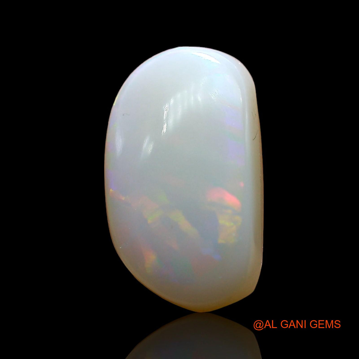 3.00 Cts Natural Australian Fire Opal Fancy Cabochon Loose Gemstone For Jewelry 13x8x4 mm AD-342
