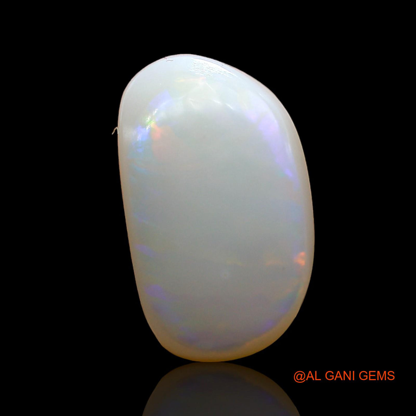 3.00 Cts Natural Australian Fire Opal Fancy Cabochon Loose Gemstone For Jewelry 13x8x4 mm AD-342