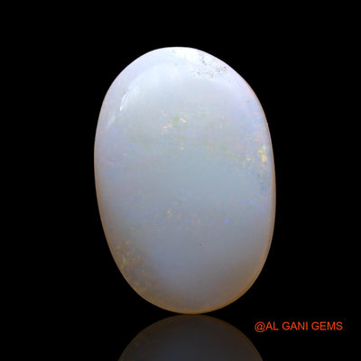 Natural Fire Opal Gemstone 2.00 Cts Loose Oval Cabochon From Australia 14x9x3 mm AD-343