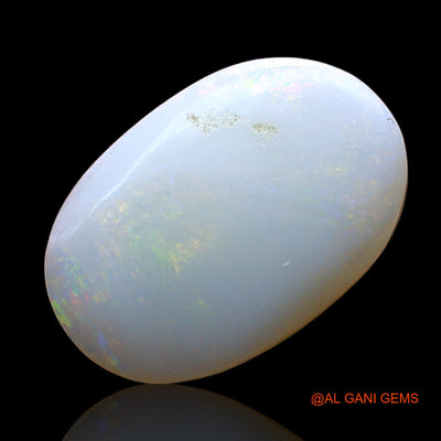 Natural Fire Opal Gemstone 2.00 Cts Loose Oval Cabochon From Australia 14x9x3 mm AD-343