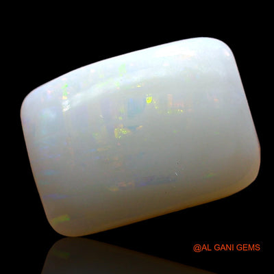 3.00 Cts Unheated Australian Fire Opal Loose Gemstone Square Cabochon Natural 12x9x3 mm AD-344