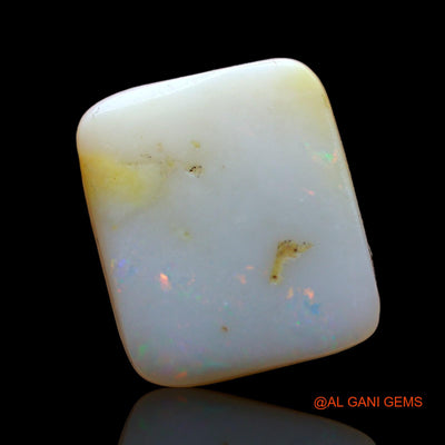 2.00 Cts Natural Australian Fire Opal Square Cabochon Loose Gemstone For Jewelry 11x10x3 mm AD-345