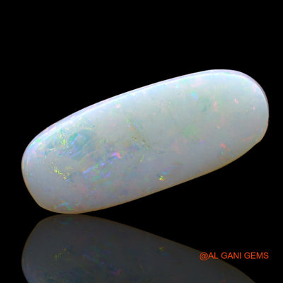 1.00 Cts Natural Australian Fire Opal Loose Gemstone Oval Cabochon 15x6x2 mm AD-346