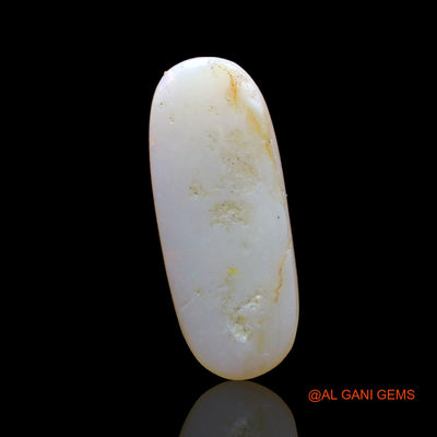 1.00 Cts Natural Australian Fire Opal Loose Gemstone Oval Cabochon 15x6x2 mm AD-346