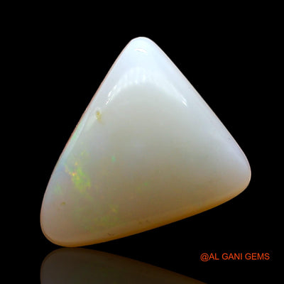 Natural Fire Opal Gemstone 3.00 Cts Loose Trillion Cabochon From Australia 12x10x4 mm AD-347