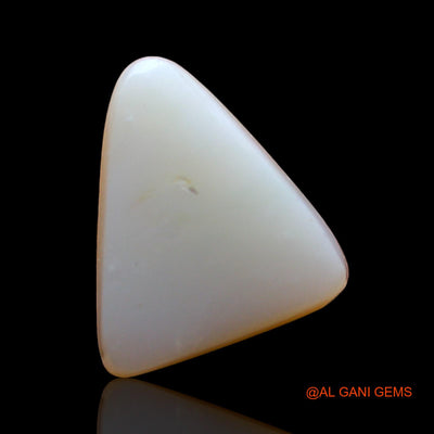 Natural Fire Opal Gemstone 3.00 Cts Loose Trillion Cabochon From Australia 12x10x4 mm AD-347