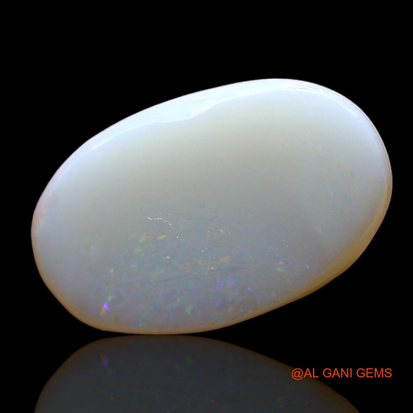 2.00 Cts Natural Australian Fire Opal Oval Cabochon Loose Gemstone For Jewelry 14x8x3 mm AD-349