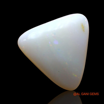 Natural Fire Opal Gemstone 2.00 Cts Loose Trillion Cabochon From Australia 11x11x4 mm AD-350