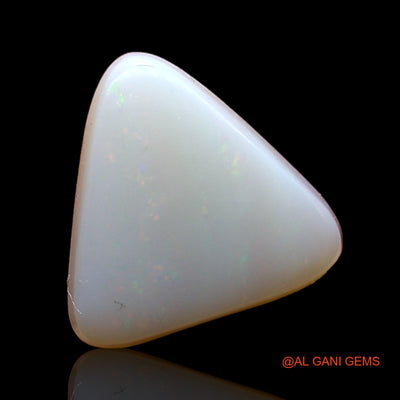 Natural Fire Opal Gemstone 2.00 Cts Loose Trillion Cabochon From Australia 11x11x4 mm AD-350