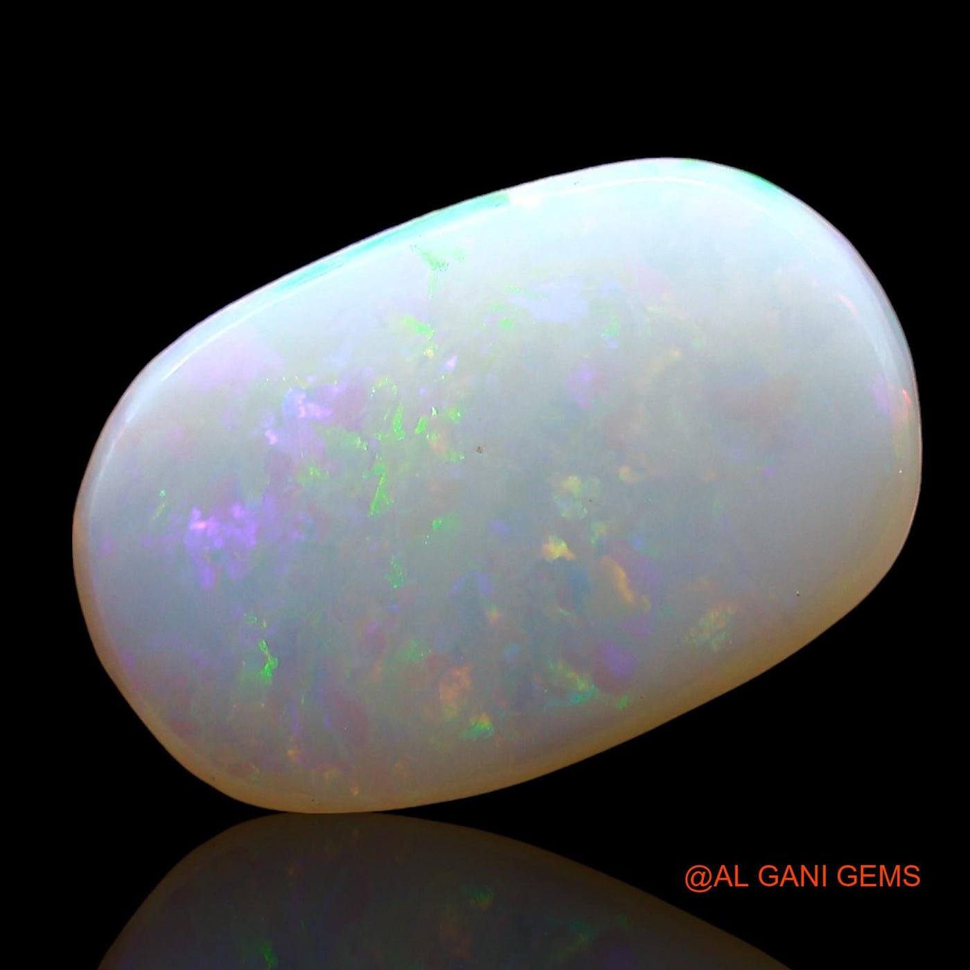 Natural Untreated Fire Opal Loose Gemstone Oval Cabochon From Australia 2.00 Cts 13x8x2 mm AD-352