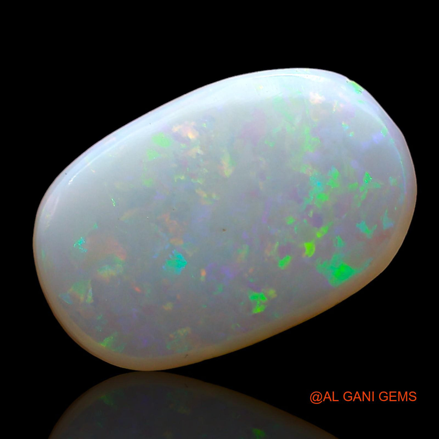 Natural Untreated Fire Opal Loose Gemstone Oval Cabochon From Australia 2.00 Cts 13x8x2 mm AD-352