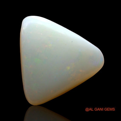 3.00 Cts Natural Australian Fire Opal Loose Gemstone Trillion Cabochon 11x11x4 mm AD-353