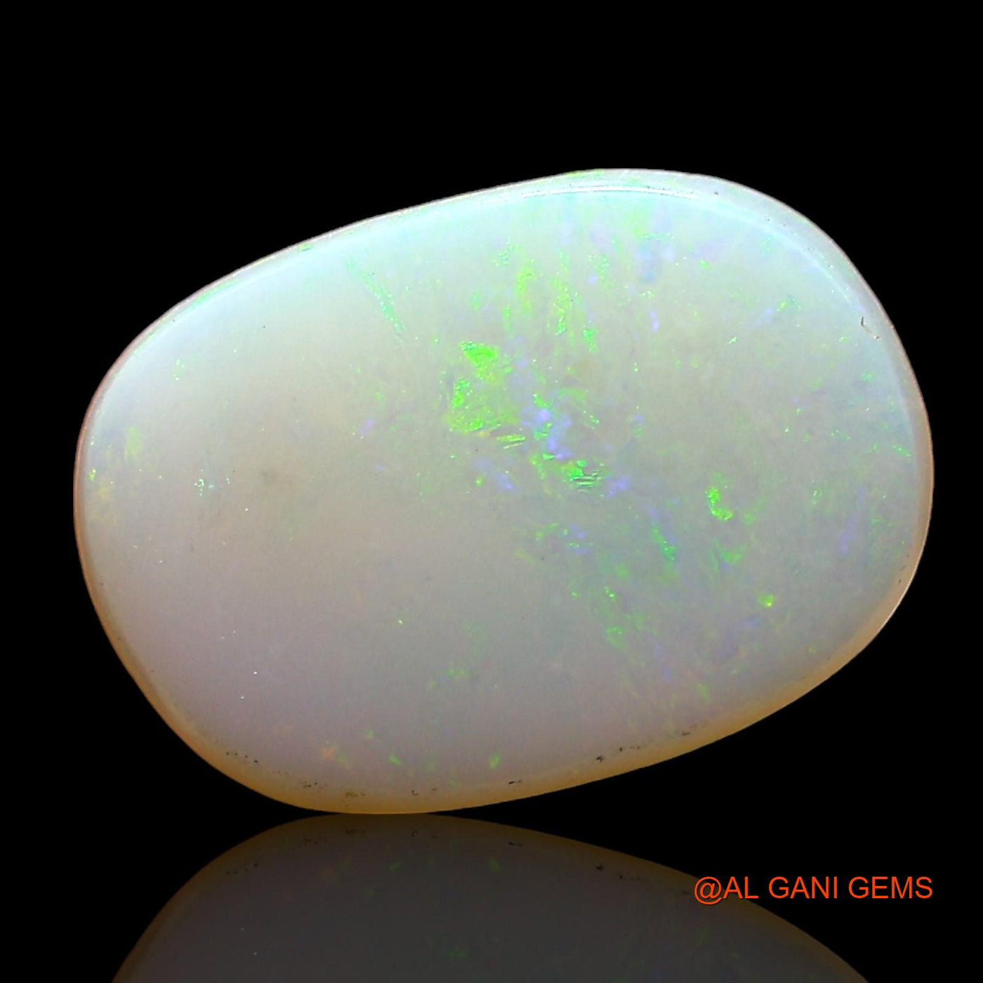 Natural Untreated Fire Opal Loose Gemstone Oval Cabochon From Australia 2.00 Cts 13x9x2 mm AD-356