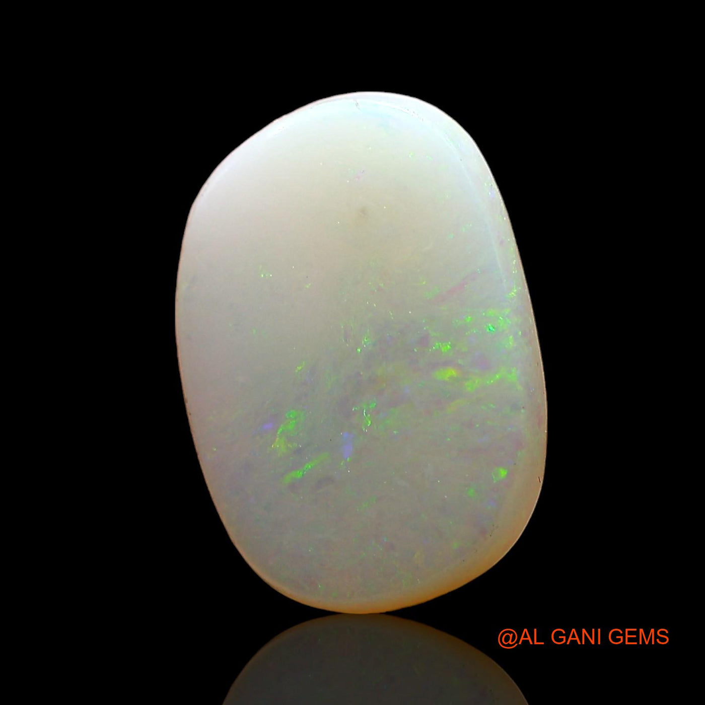 Natural Untreated Fire Opal Loose Gemstone Oval Cabochon From Australia 2.00 Cts 13x9x2 mm AD-356
