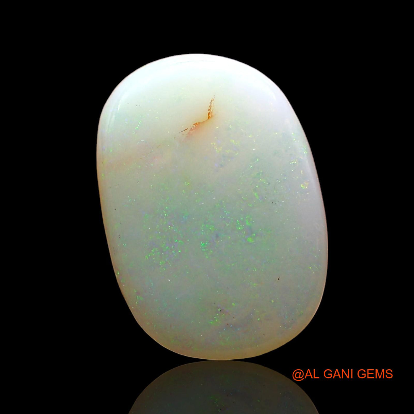 Natural Untreated Fire Opal Loose Gemstone Oval Cabochon From Australia 2.00 Cts 13x9x2 mm AD-356