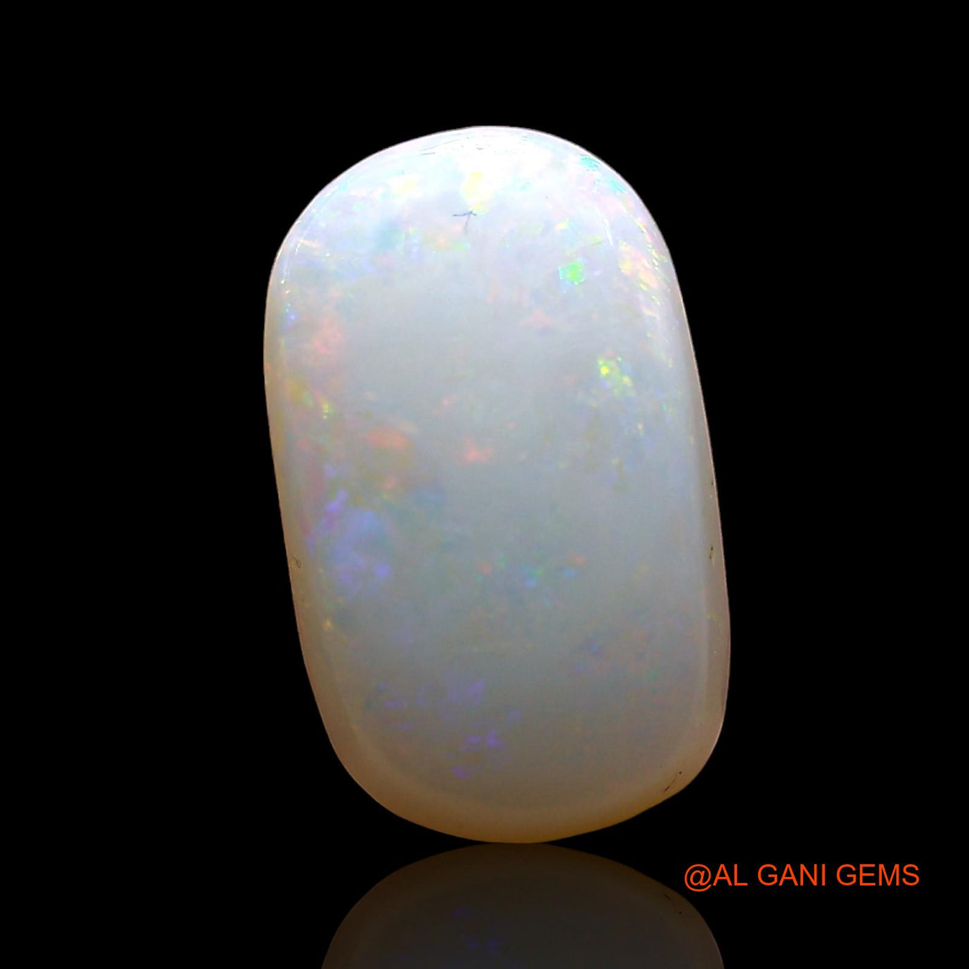 3.00 Cts Natural Australian Fire Opal Oval Cabochon Loose Gemstone For Jewelry 13x8x3 mm AD-357