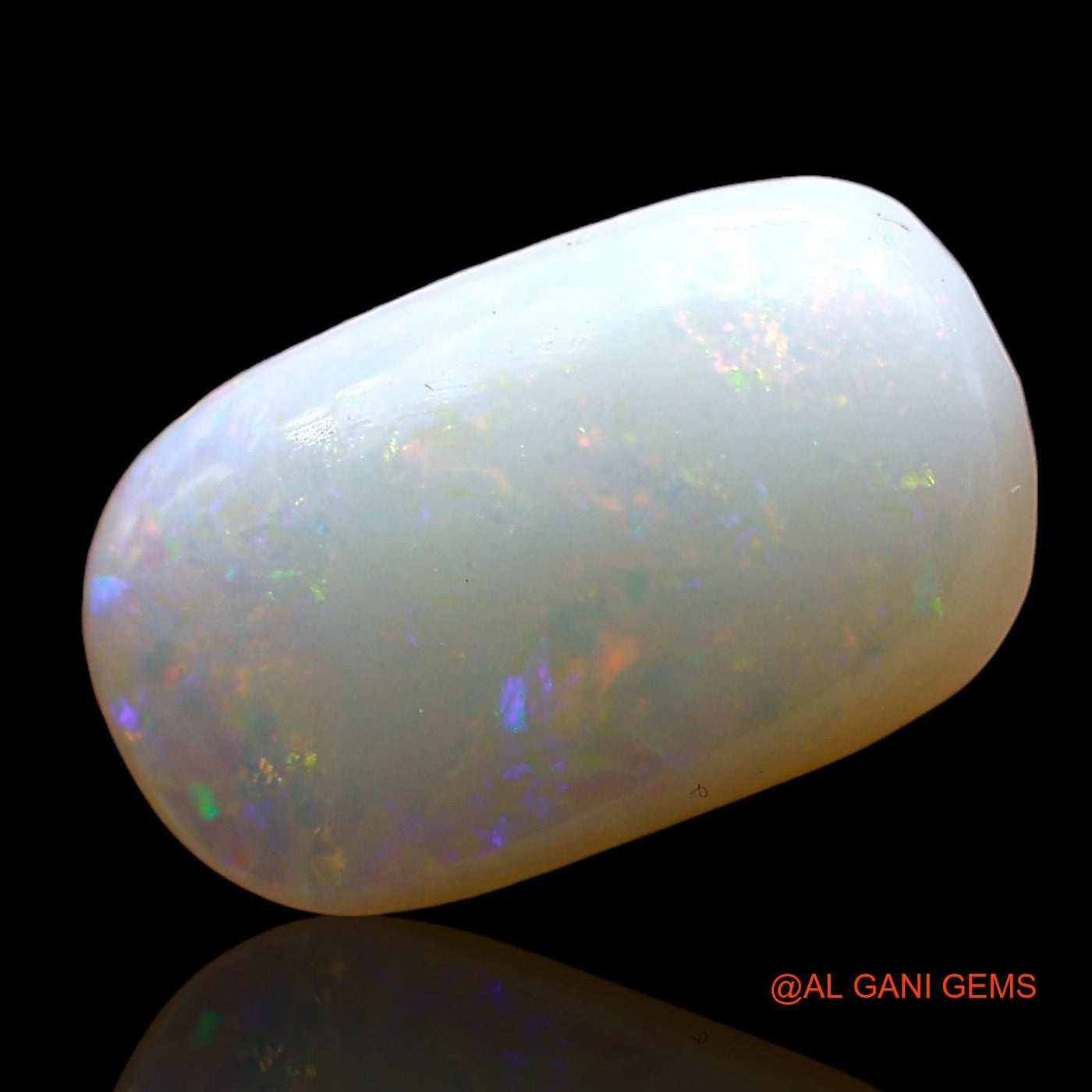 3.00 Cts Natural Australian Fire Opal Oval Cabochon Loose Gemstone For Jewelry 13x8x3 mm AD-357