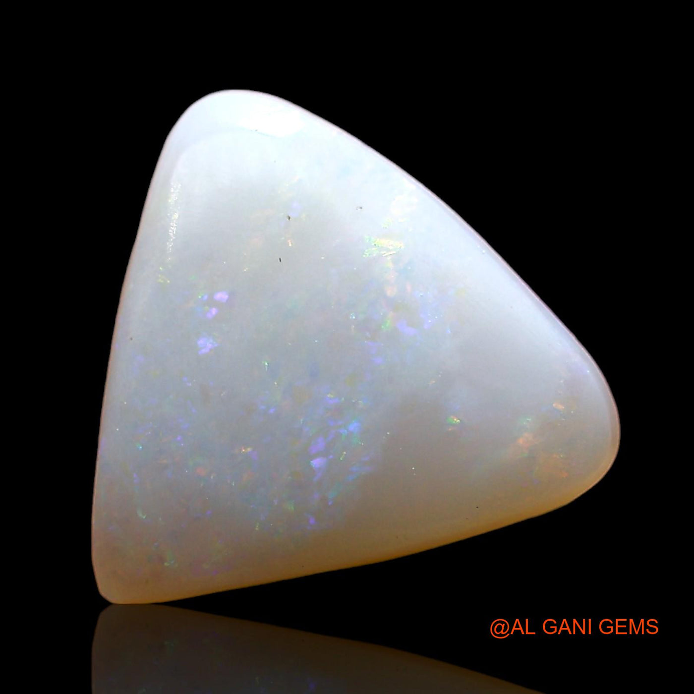 2.00 Cts Natural Australian Fire Opal Loose Gemstone Trillion Cabochon 11x11x3 mm AD-358