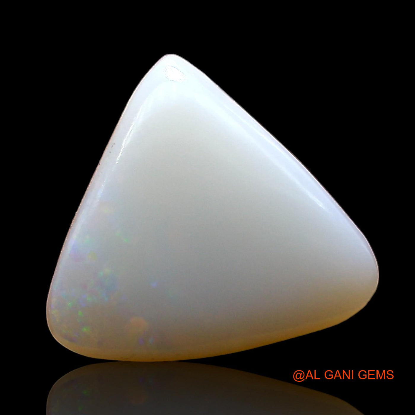 2.00 Cts Natural Australian Fire Opal Loose Gemstone Trillion Cabochon 11x11x3 mm AD-358