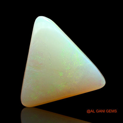 3.00 Cts Natural Australian Fire Opal Loose Gemstone Trillion Cabochon 11x10x4 mm AD-359