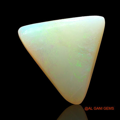 3.00 Cts Natural Australian Fire Opal Loose Gemstone Trillion Cabochon 11x10x4 mm AD-359