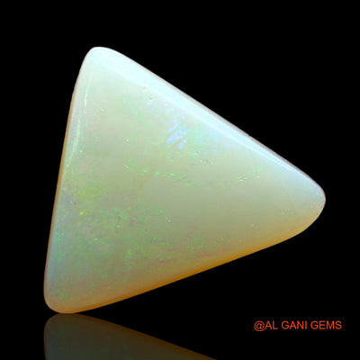 3.00 Cts Natural Australian Fire Opal Loose Gemstone Trillion Cabochon 11x10x4 mm AD-359