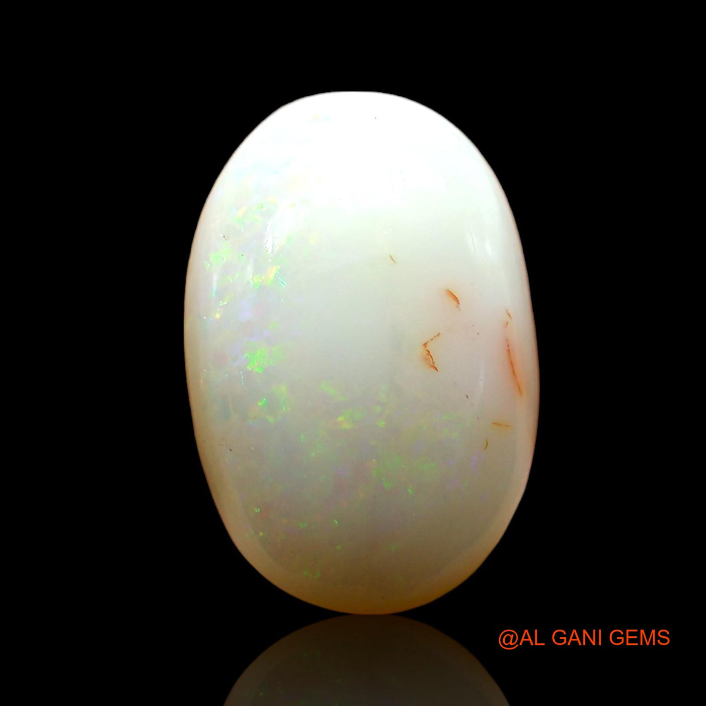 3.00 Cts Natural Australian Fire Opal Loose Gemstone Oval Cabochon 13x8x5 mm AD-362