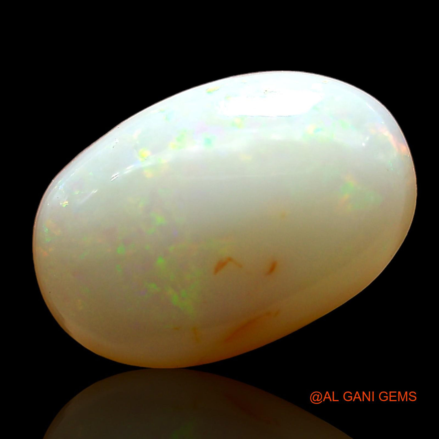 3.00 Cts Natural Australian Fire Opal Loose Gemstone Oval Cabochon 13x8x5 mm AD-362
