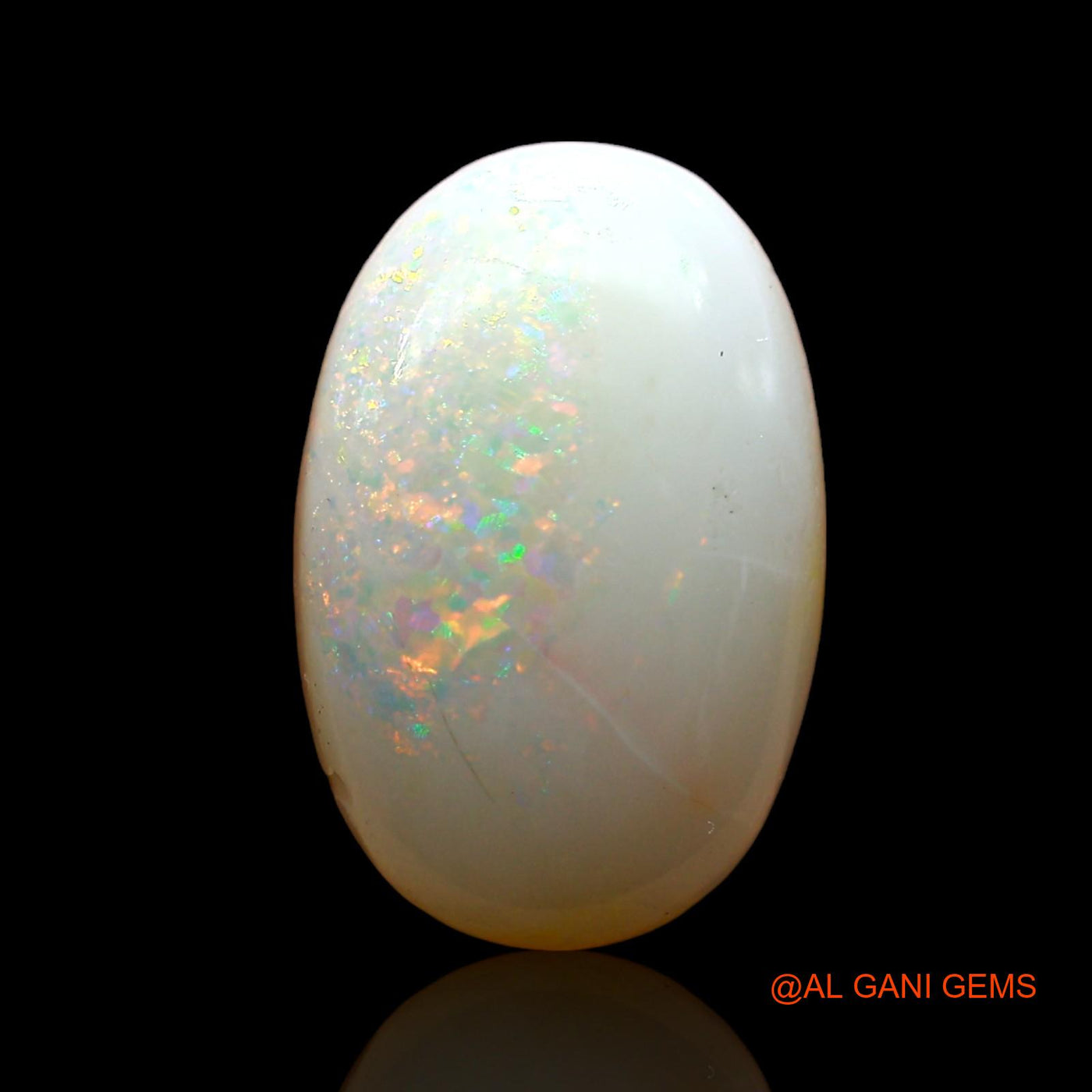 2.00 Cts Natural Australian Fire Opal Loose Gemstone Oval Cabochon 13x8x2 mm AD-364