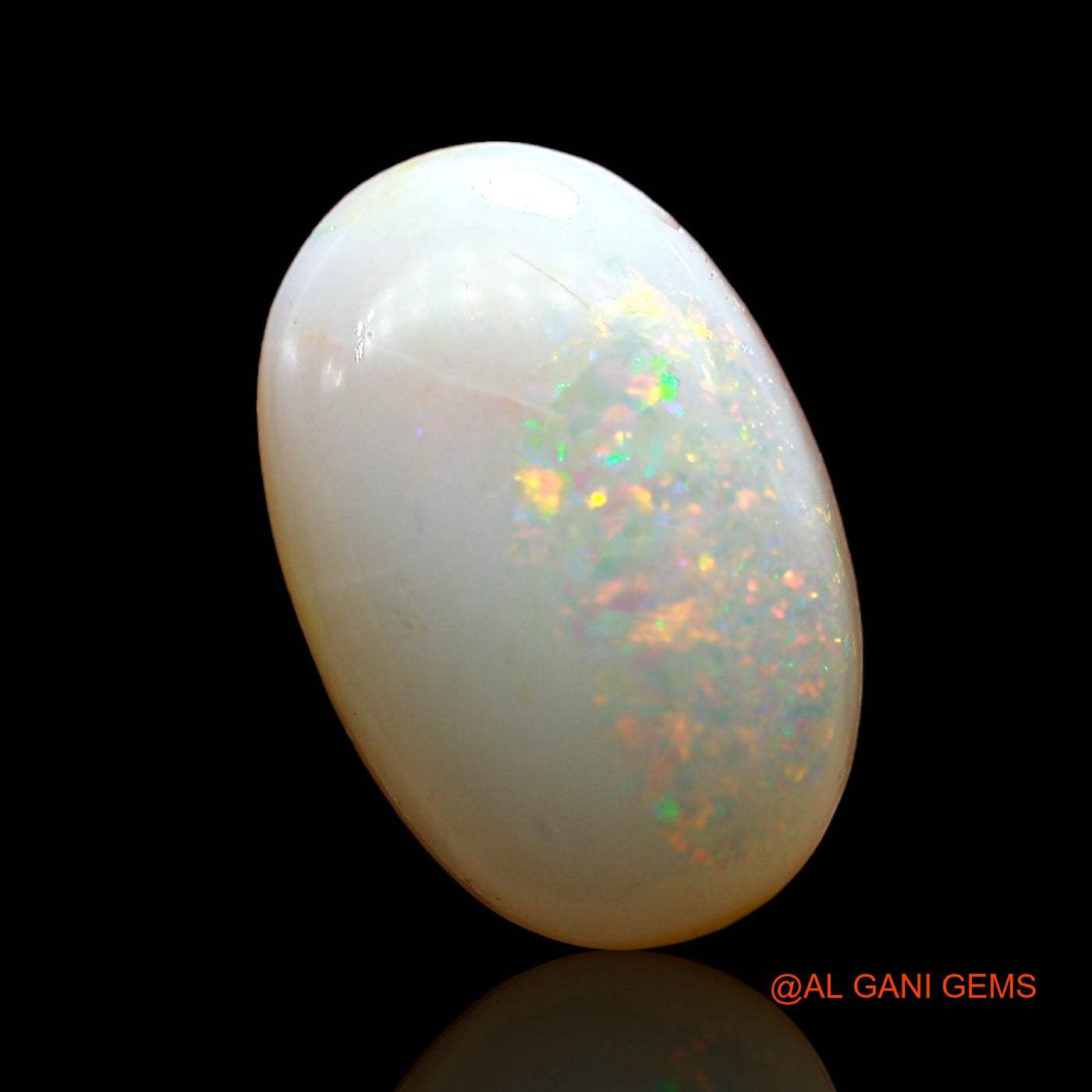 2.00 Cts Natural Australian Fire Opal Loose Gemstone Oval Cabochon 13x8x2 mm AD-364