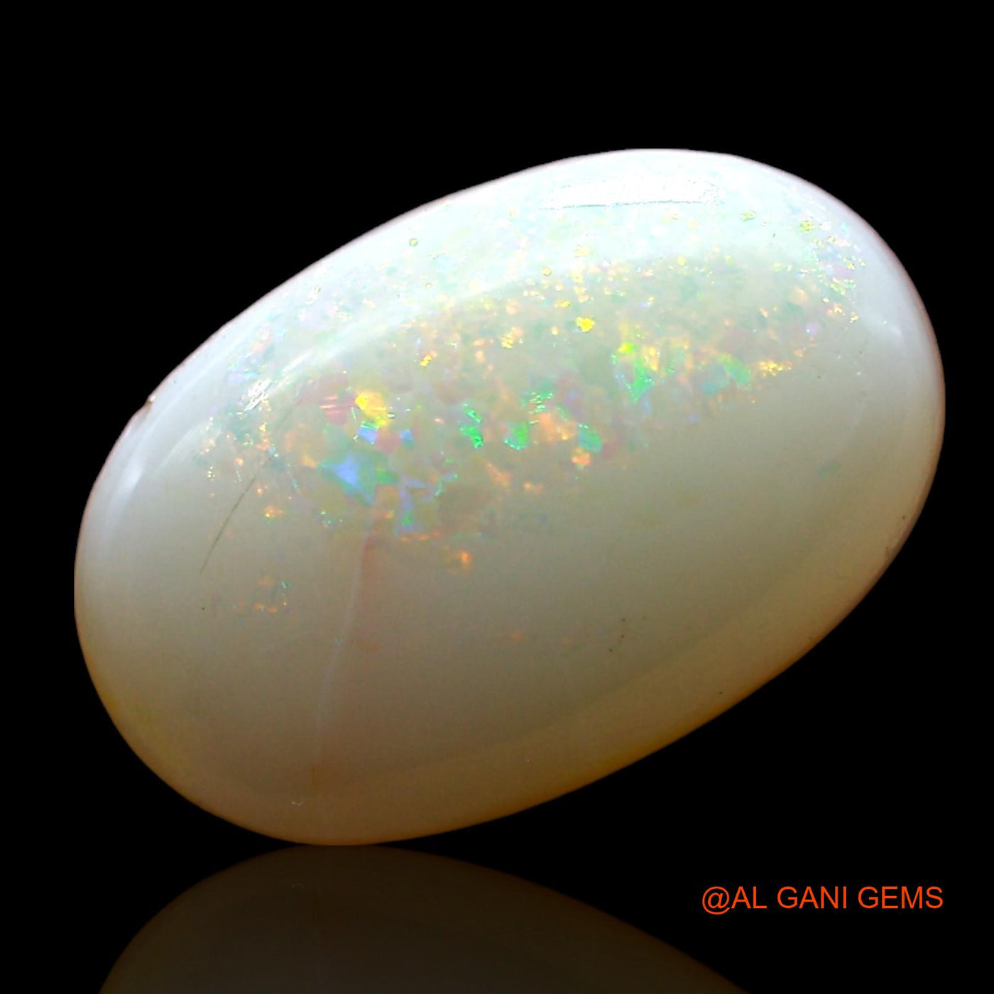 2.00 Cts Natural Australian Fire Opal Loose Gemstone Oval Cabochon 13x8x2 mm AD-364
