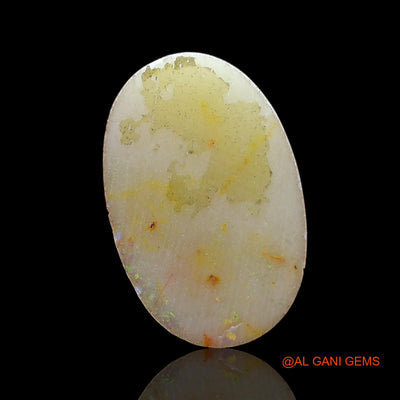 2.00 Cts Natural Australian Fire Opal Loose Gemstone Oval Cabochon 13x8x2 mm AD-364