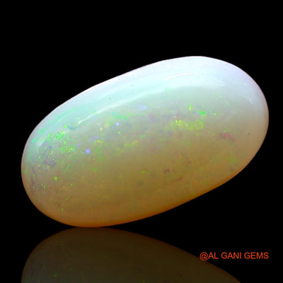 2.00 Cts Natural Australian Fire Opal Loose Gemstone Oval Cabochon 13x7x3 mm AD-365