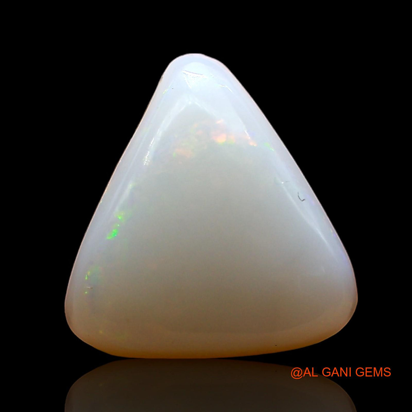 2.00 Cts Natural Australian Fire Opal Loose Gemstone Trillion Cabochon 12x11x3 mm AD-366