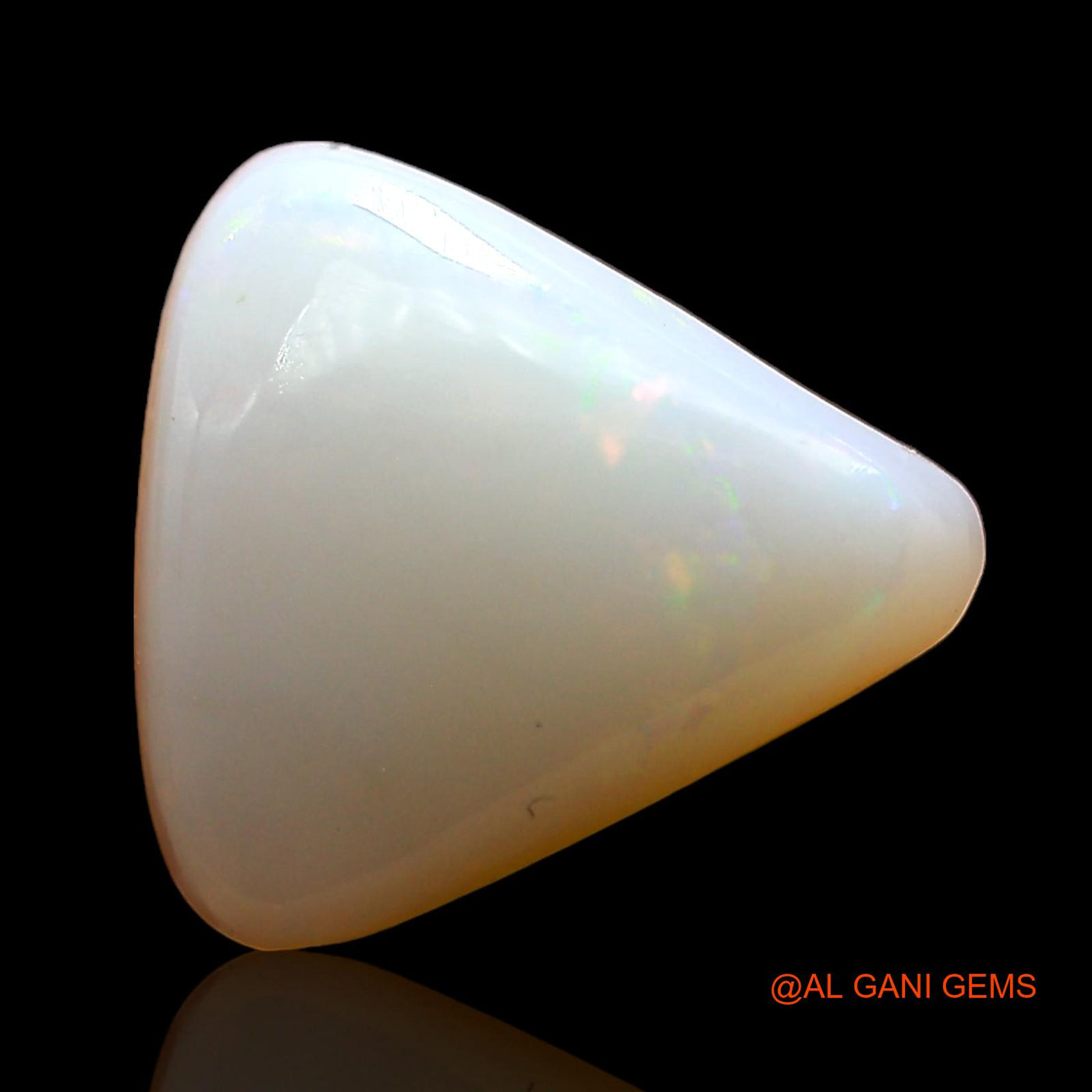 2.00 Cts Natural Australian Fire Opal Loose Gemstone Trillion Cabochon 12x11x3 mm AD-366