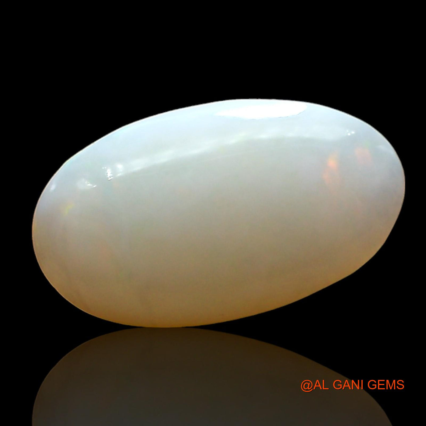 3.00 Cts Unheated Australian Fire Opal Loose Gemstone Oval Cabochon Natural 14x8x4 mm AD-367