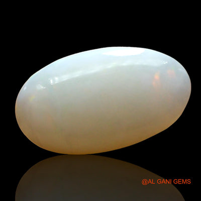 3.00 Cts Unheated Australian Fire Opal Loose Gemstone Oval Cabochon Natural 14x8x4 mm AD-367