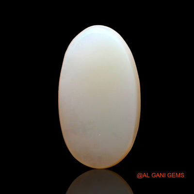 3.00 Cts Unheated Australian Fire Opal Loose Gemstone Oval Cabochon Natural 14x8x4 mm AD-367