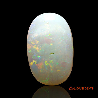 Natural Untreated Fire Opal Loose Gemstone Oval Cabochon From Australia 2.00 Cts 13x8x3 mm AD-371
