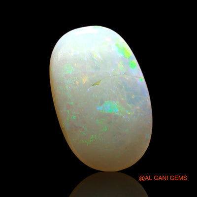 Natural Untreated Fire Opal Loose Gemstone Oval Cabochon From Australia 2.00 Cts 13x8x3 mm AD-371