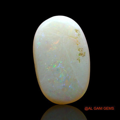 Natural Untreated Fire Opal Loose Gemstone Oval Cabochon From Australia 2.00 Cts 13x8x3 mm AD-371