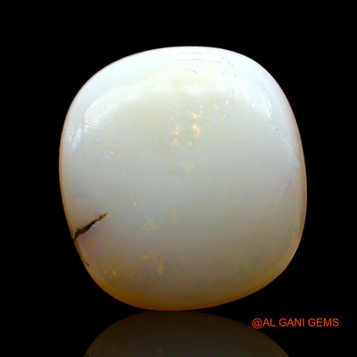 Natural Untreated Fire Opal Loose Gemstone Oval Cabochon From Australia 3.00 Cts 11x10x4 mm AD-372